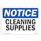 Signmission OSHA Notice, 3.5" Height, Cleaning Supplies Sign, 5" X 3.5", Landscape OS-NS-D-35-L-10654 - alternate 1